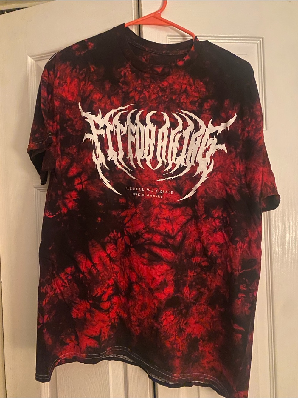 🎶Limited Edition Concert Tee- Fit For A King- men’s size large 🎶